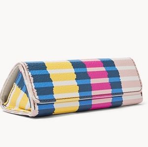 FOSSIL Sofia Sunglass Case Spring Stripe